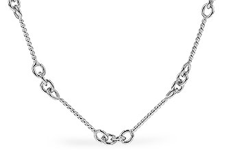 D310-87619: TWIST CHAIN (0.80MM, 14KT, 18IN, LOBSTER CLASP)