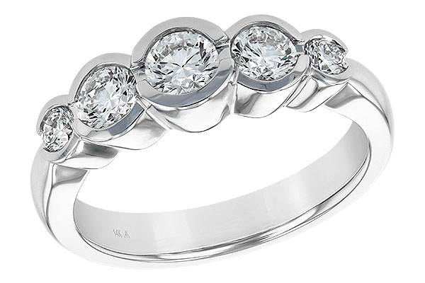 K129-96673: LDS WED RING 1.00 TW