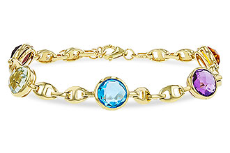 B311-76674: BRACELET 7.09 TW SEMI-PREC (GT,CIT,AMY,G.AMY,BT)