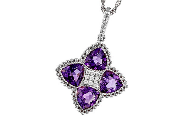 B311-77547: NECKLACE 2.22 AMETHYST 2.28 TGW