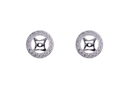 C220-87565: EARRING JACKET .32 TW (FOR 1.50-2.00 CT TW STUDS)