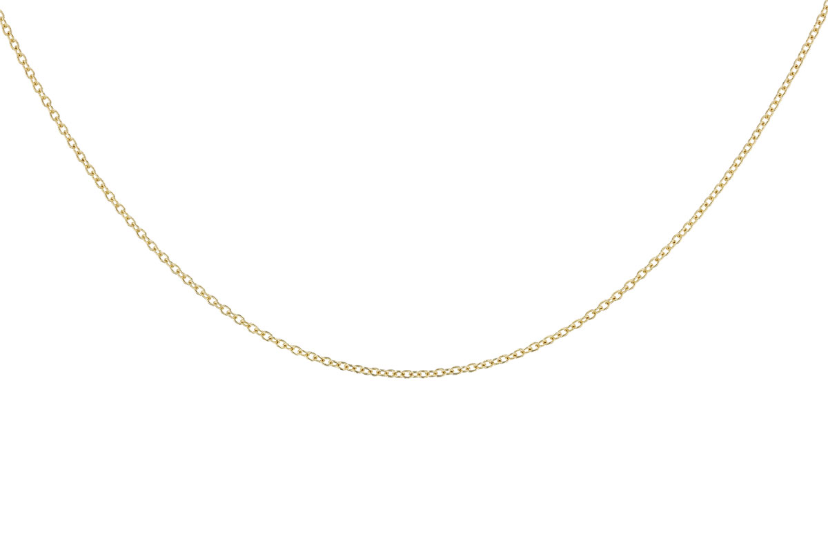 C310-88483: CABLE CHAIN (18IN, 1.3MM, 14KT, LOBSTER CLASP)