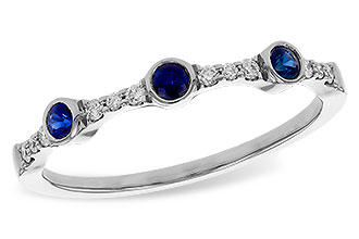 D311-75765: LDS WED RG .16 SAPPHIRE .25 TGW