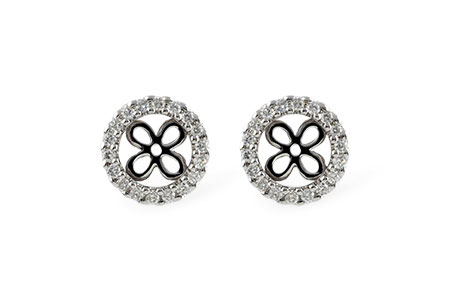 E224-49383: EARRING JACKETS .30 TW (FOR 1.50-2.00 CT TW STUDS)