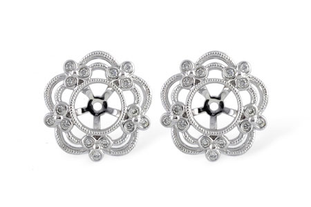 F222-67628: EARRING JACKETS .16 TW (FOR 0.75-1.50 CT TW STUDS)