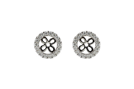 F224-49374: EARRING JACKETS .24 TW (FOR 0.75-1.00 CT TW STUDS)