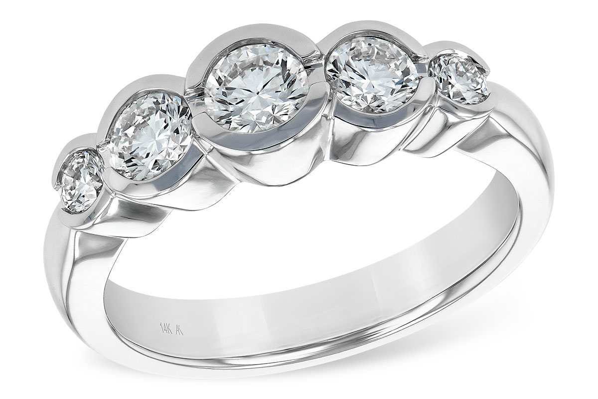 K129-96673: LDS WED RING 1.00 TW
