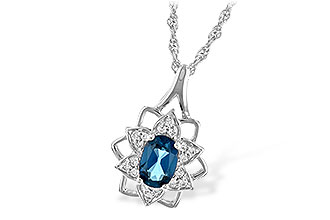 K226-33919: NECK .47 BLUE TOPAZ .56 TGW