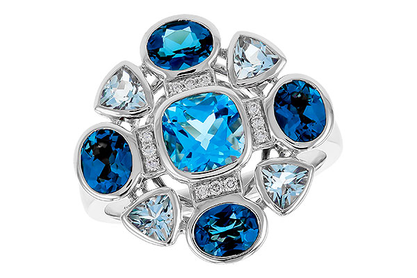 K311-75737: LDS RG 3.19 TW BLUE TOPAZ 3.25 TGW