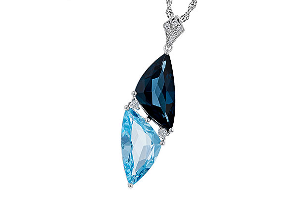 L311-74864: NECK 6.87 BLUE TOPAZ 6.97 TGW