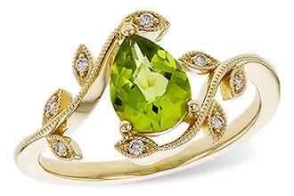 L311-74882: LDS RG 1.16 PERIDOT 1.22 TGW (8x6MM PER)