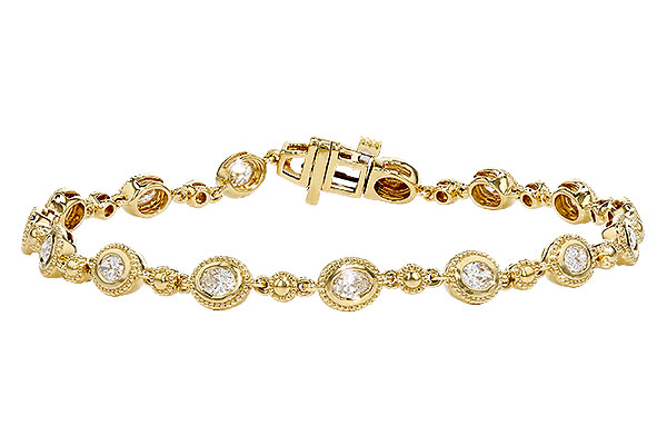 L311-80346: BRACELET 1.25 TW OVAL DIAS (7")