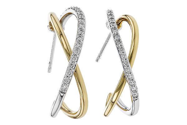 M311-74891: EARRINGS .50 TW