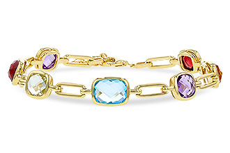 M311-76682: BRACELET 8.87 TW SEMI-PREC (GT,CIT,AMY,G.AMY,BT)